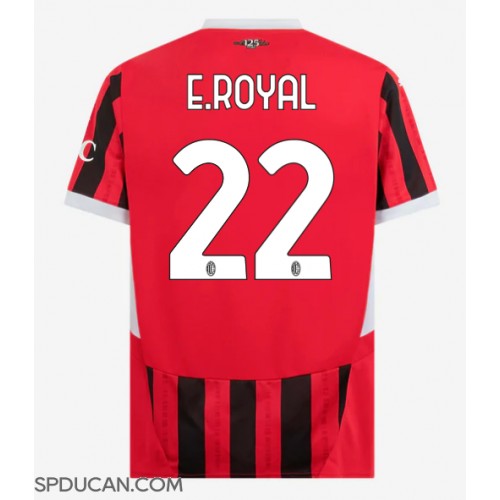 Muški Nogometni Dres AC Milan Emerson Royal #22 Domaci 2024-25 Kratak Rukav